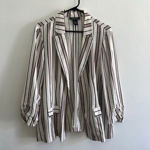 Linen striped jacket